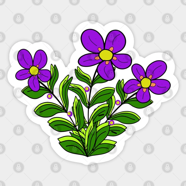 floral pattern fower tendril blossom blooms flower meadow Sticker by rh_naturestyles